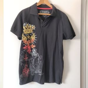 Urban Heritage Black Polo